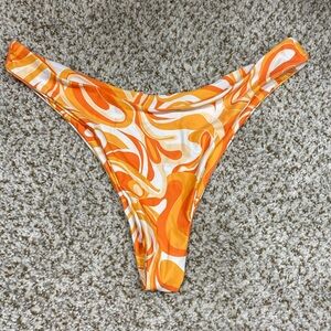 orange bikini bottom
